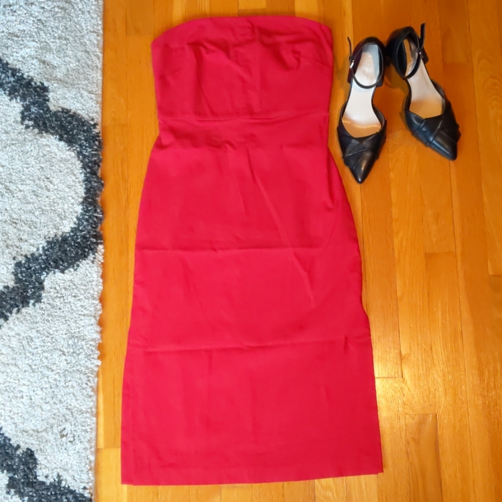 Express Classic Stretchy Strapless Dress